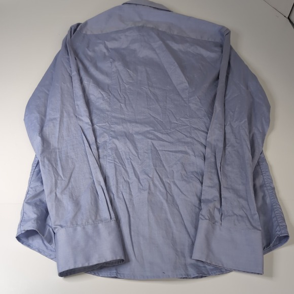 Coach‎ Oxford Blue Button Down Short Medium Long Sleeve - Picture 8 of 8